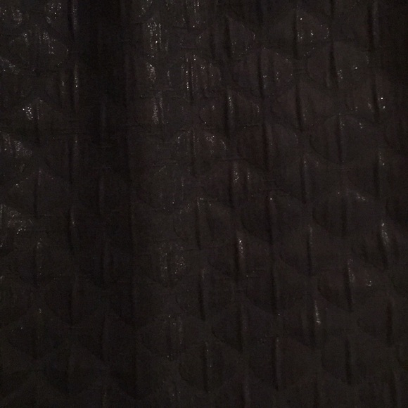 Ann Taylor LOFT Blue A Line Skirt Shimmer Diamond - Picture 3 of 4